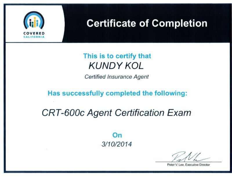 covered-california-certified-insurance-agent-certificate-kundy-kol